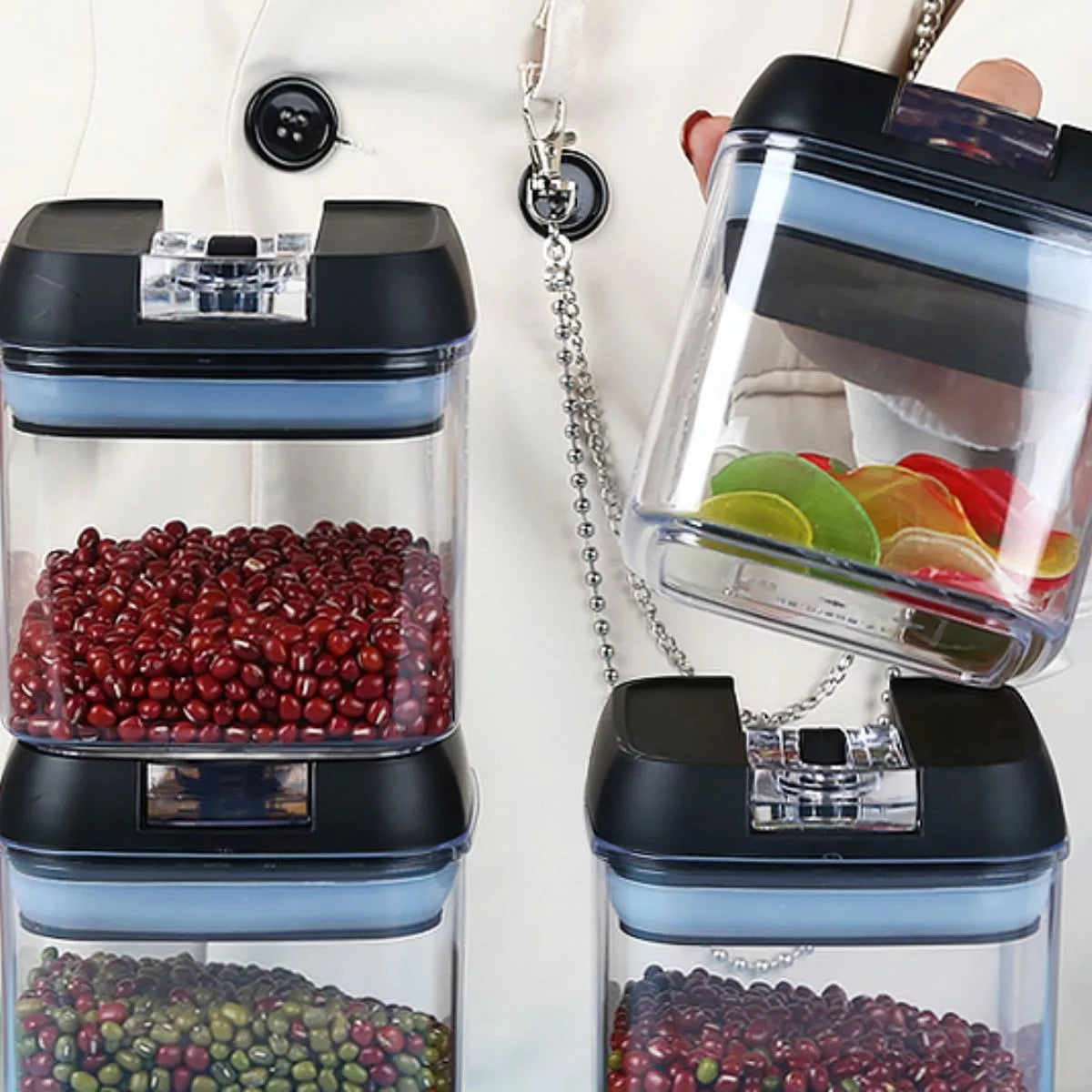 Recipientes Organizadores De Alimento x7