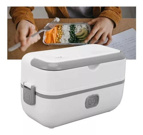 Lonchera Electrica Con 2 Recipientes