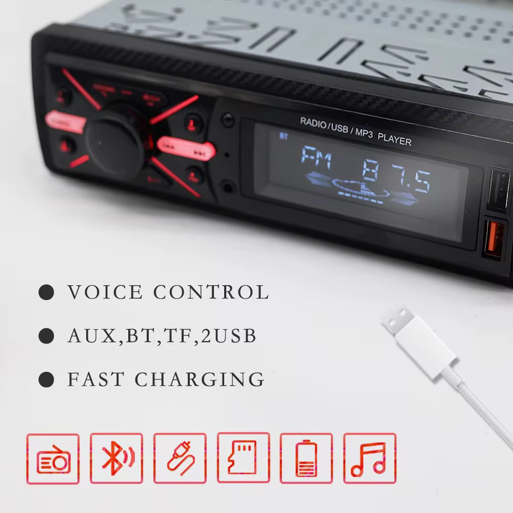 Radio para carro mp3 1 din