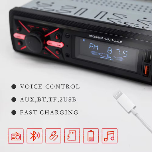 Radio para carro mp3 1 din